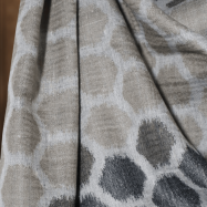 Grey & Charcoal Ikkat Stole