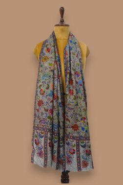 Kalamkari Stole – Multicolor Heritage Garden
